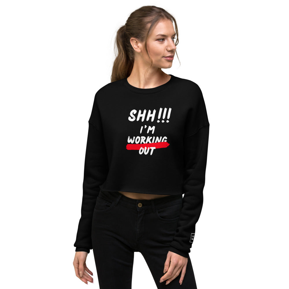 Active-Fit Crop Sweatshirt